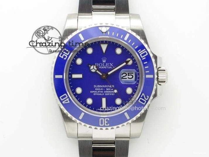 Edition SA3135 Black Black Green Strap Rubber Submariner Best 5GF Ceramic Dial on 40mm 0425